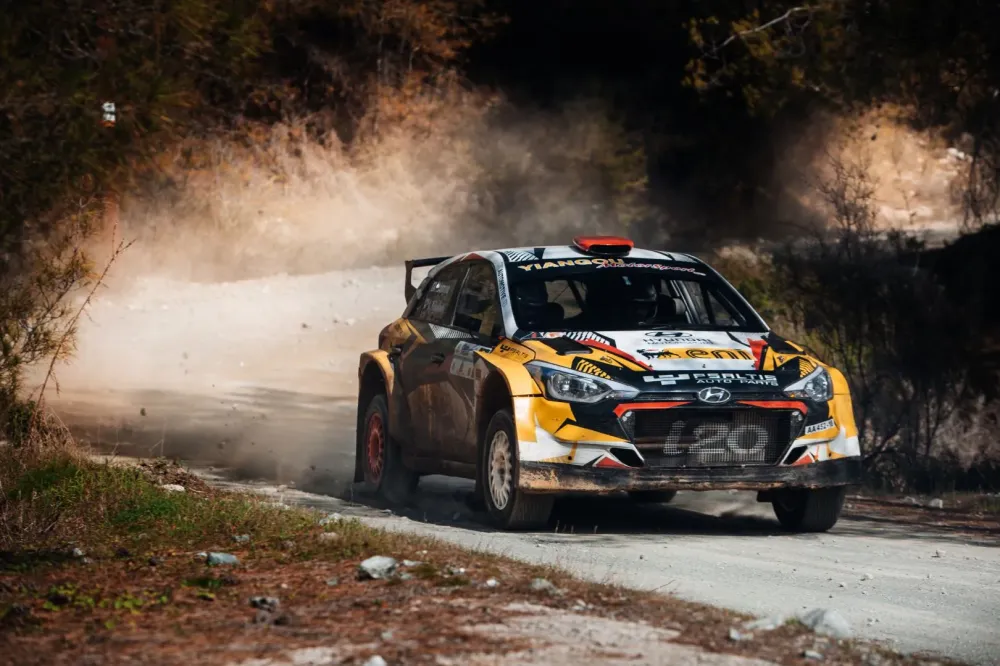 Préparation rallye près de Labenne